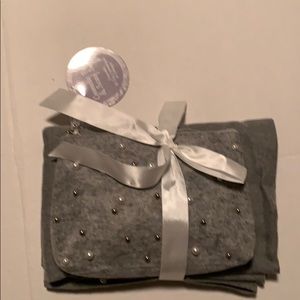 SOLD. Cosmetic Bag with Scarf Set